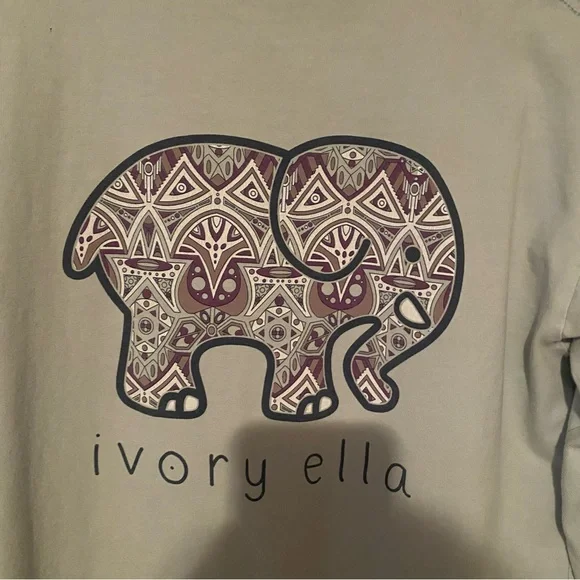 Ivory Ella Soft Blue Long Sleeve Tee - Picture 3 of 5